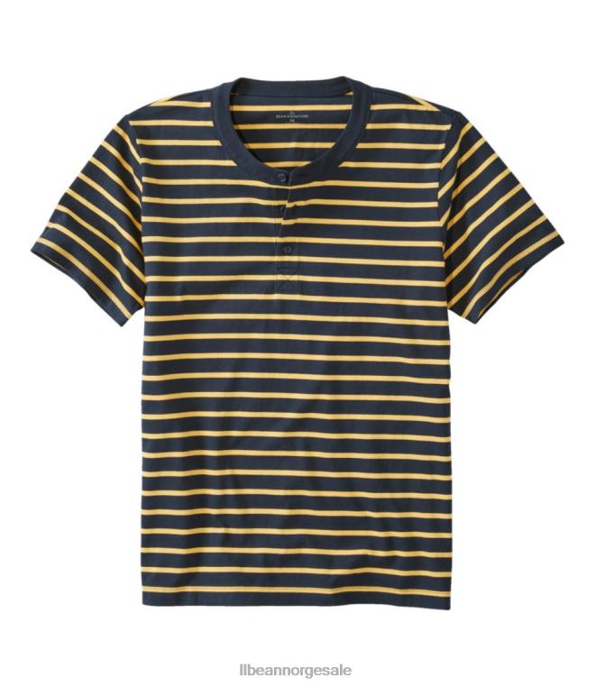 menn signatur rangeley bomull henley 24VDH4880 L.L.Bean klær marinen