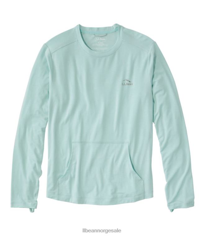 menn tropicwear comfort crew 24VDH416 L.L.Bean klær blek turkis