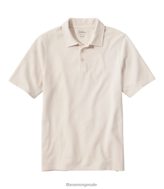 menn bønnebygget piké-poloskjorte 24VDH6945 L.L.Bean klær sølv bjørk
