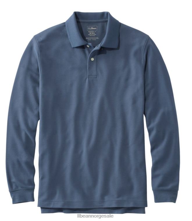 menn premium polo 24VDH3140 L.L.Bean x Double L klær vintage indigo