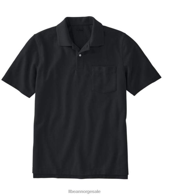 menn premium polo 24VDH6910 L.L.Bean x Double L klær svart