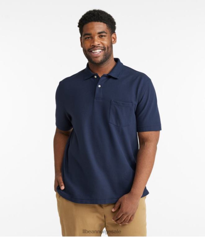 menn premium polo 24VDH6910 L.L.Bean x Double L klær svart