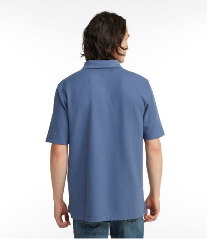 menn premium polo 24VDH7176 L.L.Bean x Double L klær leirgrønt
