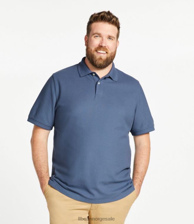 menn premium polobånd 24VDH2948 L.L.Bean x Double L klær vintage indigo