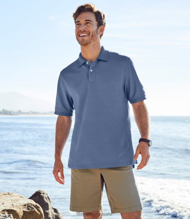 menn premium polobånd 24VDH6407 L.L.Bean x Double L klær dyp safir