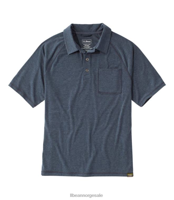 menn solsmart polo til hverdags 24VDH228 L.L.Bean klær karbon marine