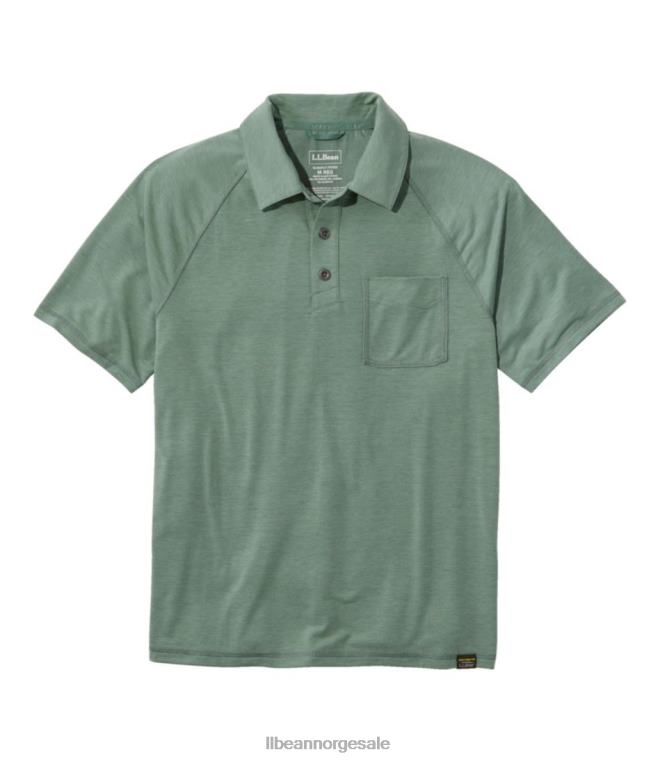 menn solsmart polo til hverdags 24VDH6940 L.L.Bean klær sjøgrønn