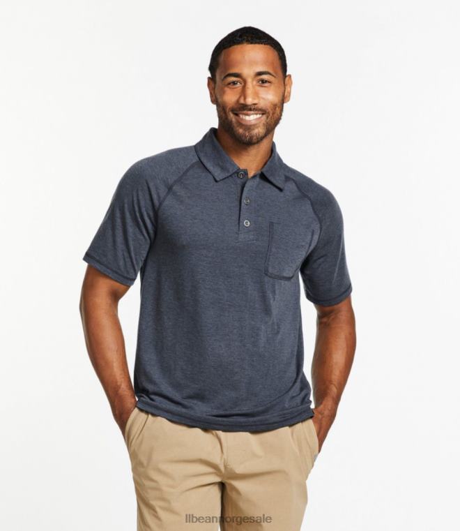 menn solsmart polo til hverdags 24VDH6940 L.L.Bean klær sjøgrønn