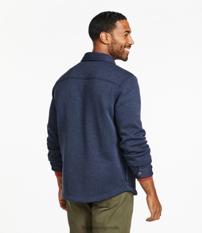 menn genser fleeceskjorte jac 24VDH4947 L.L.Bean klær eukalyptus