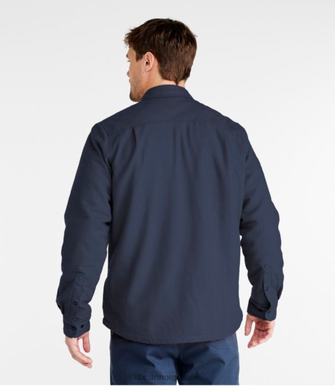 menn katahdin ytelse flanell skjorte-jakke 24VDH536 L.L.Bean klær adobe