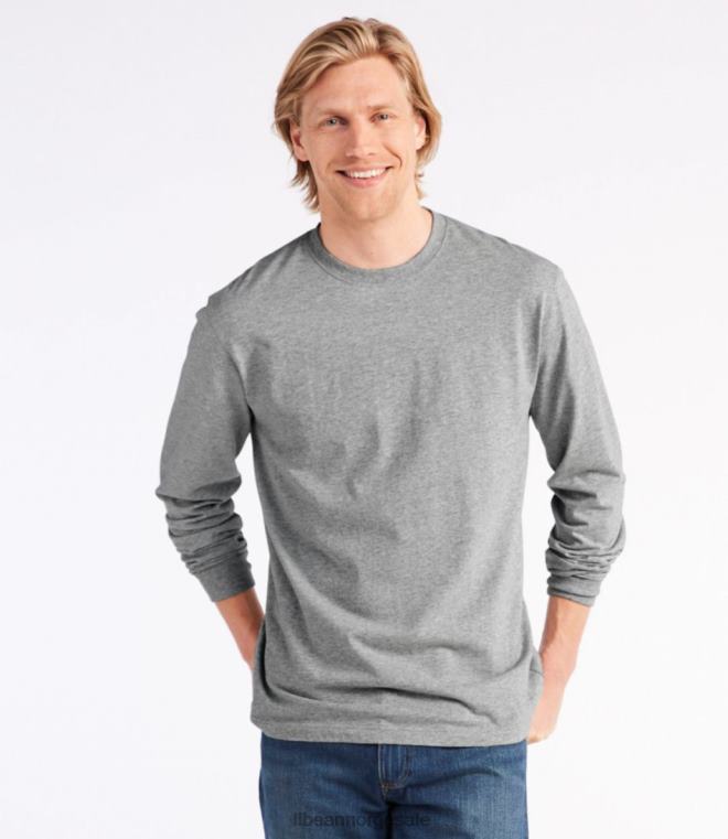 menn bekymringsløs unshrinkable t-skjorte 24VDH5697 L.L.Bean klær varmt gull