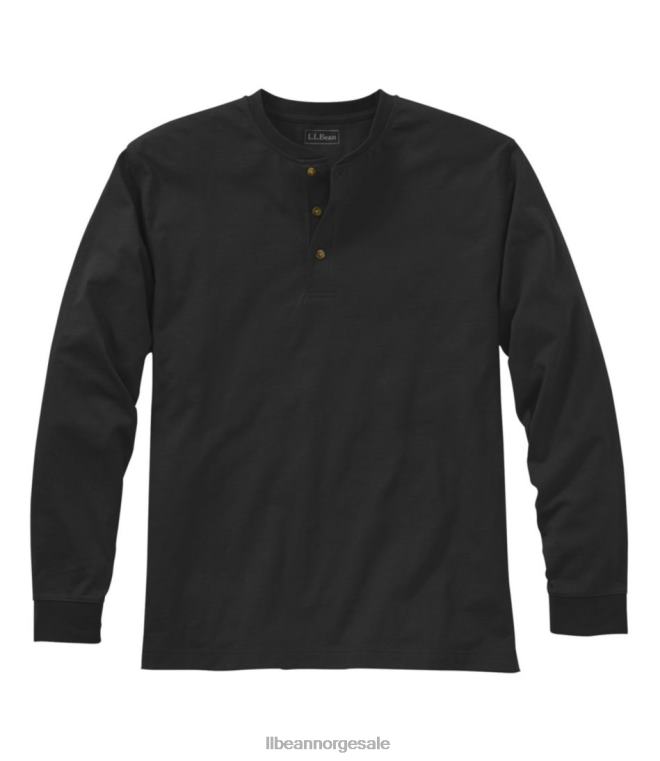 menn bekymringsløs unshrinkable t-skjorte 24VDH6918 L.L.Bean klær svart