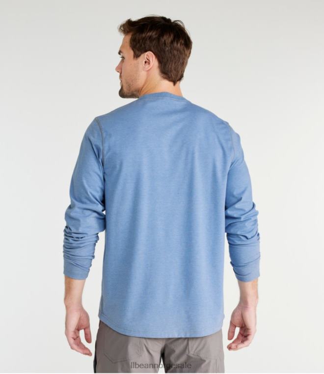 menn insekt skjold felt tee 24VDH3852 L.L.Bean klær baltisk blå