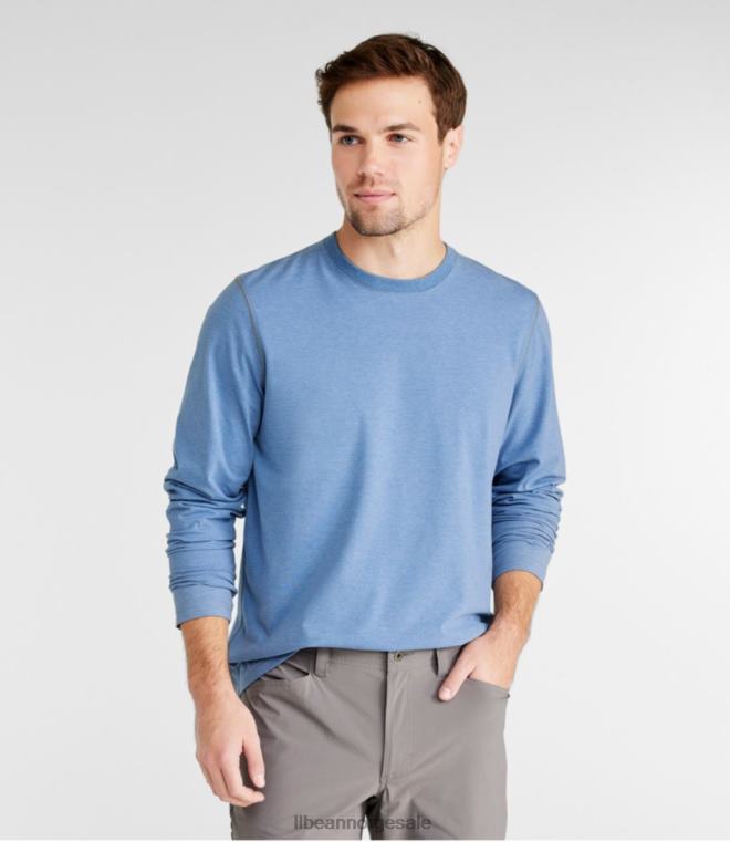 menn insekt skjold felt tee 24VDH5230 L.L.Bean klær mørk rav