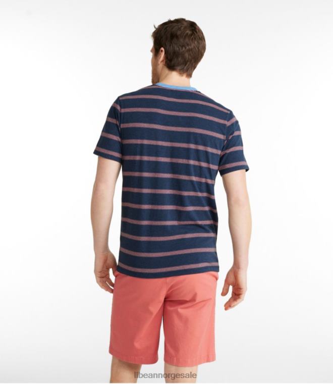 menn komfort stretch pima t-skjorte 24VDH430 L.L.Bean klær varmt gull