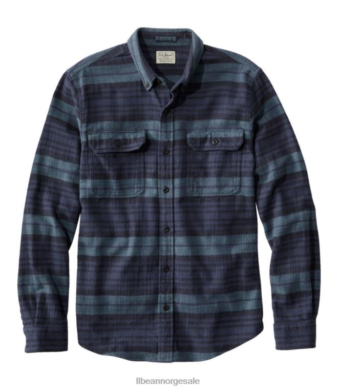 menn 1912 feltflanellskjorte 24VDH174 L.L.Bean klær vintage blackwatch