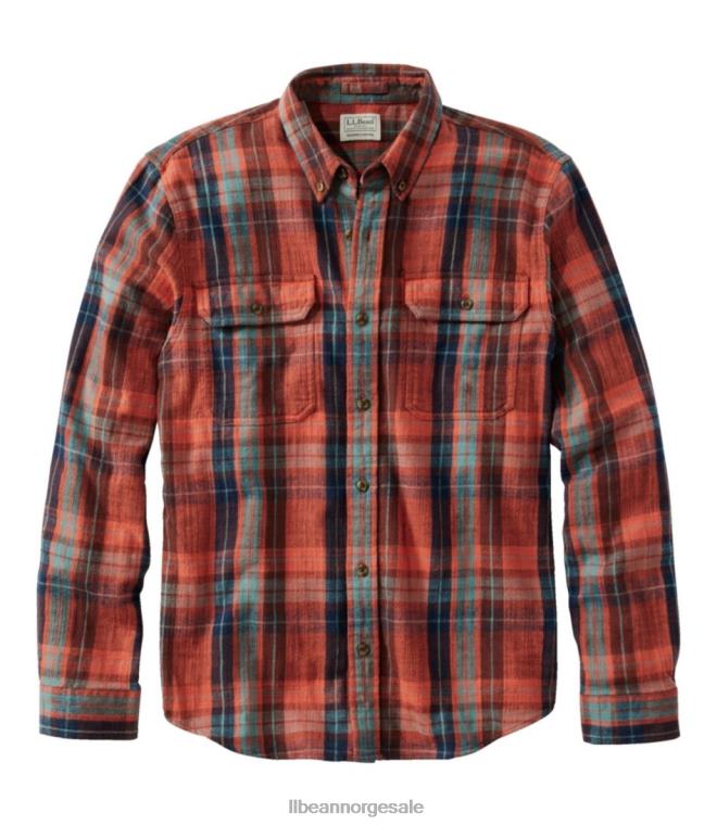 menn 1912 feltflanellskjorte 24VDH3078 L.L.Bean klær rips