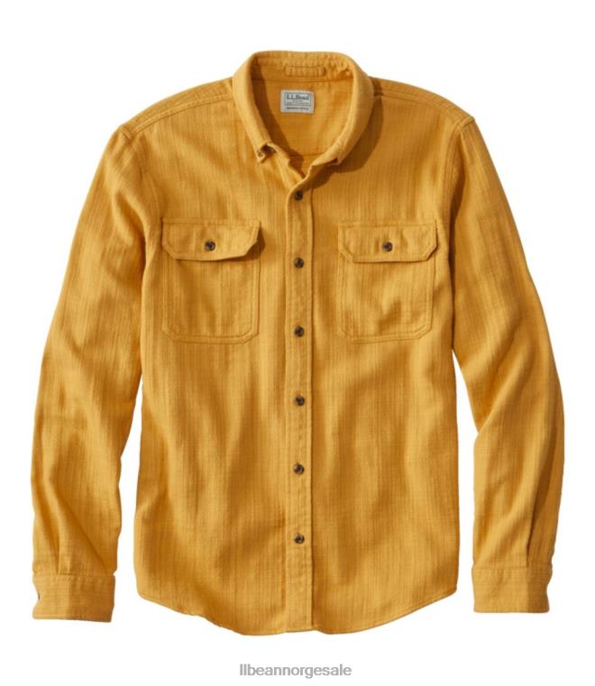 menn 1912 feltflanellskjorte 24VDH3079 L.L.Bean klær varmt gull