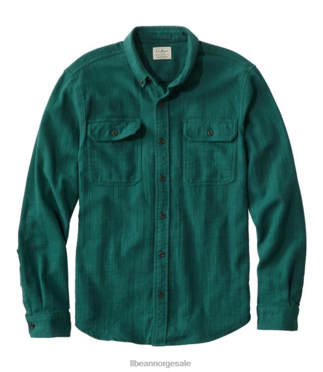 menn 1912 feltflanellskjorte 24VDH4693 L.L.Bean klær mørk furu