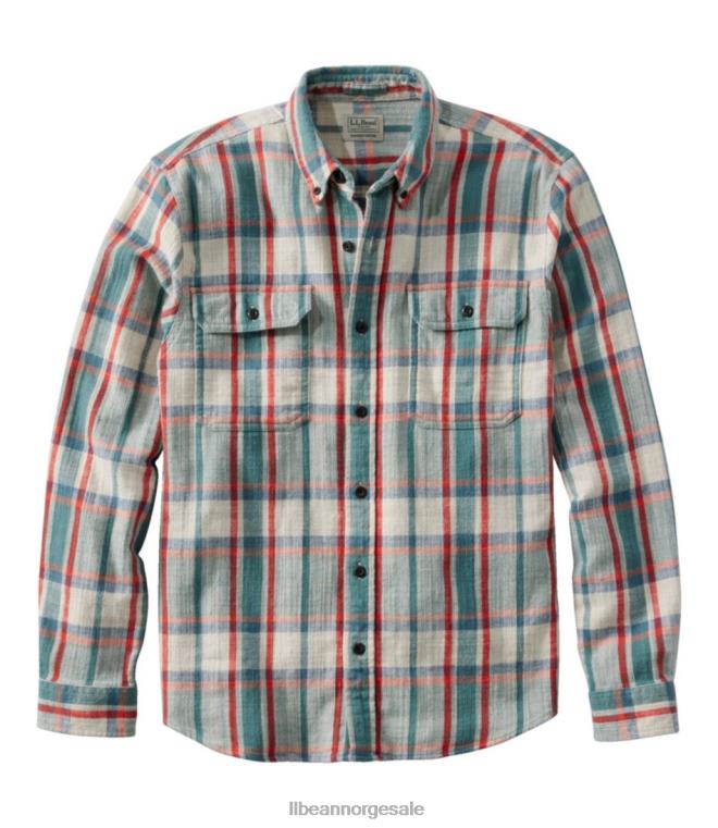 menn 1912 feltflanellskjorte 24VDH5742 L.L.Bean klær sølv bjørk