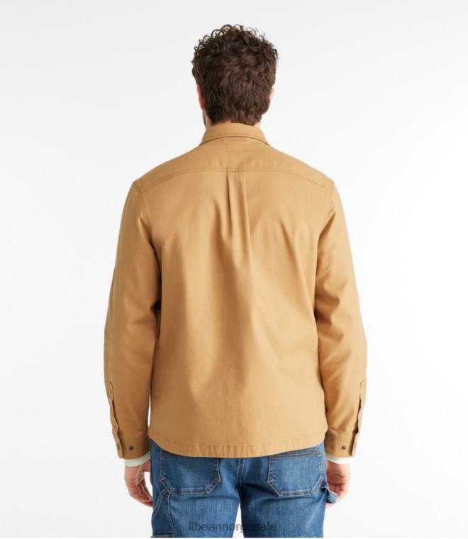 menn bønnebygget lerretsskjorte jac 24VDH3351 L.L.Bean klær rangeley blå