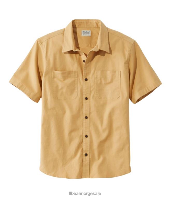 menn beanflex twill skjorte 24VDH227 L.L.Bean klær canyon khaki