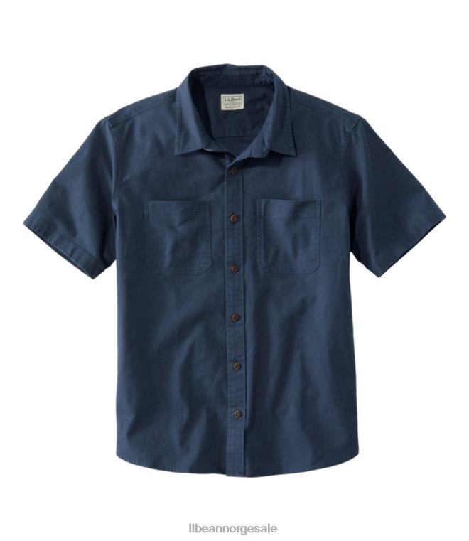 menn beanflex twill skjorte 24VDH5775 L.L.Bean klær karbon marine