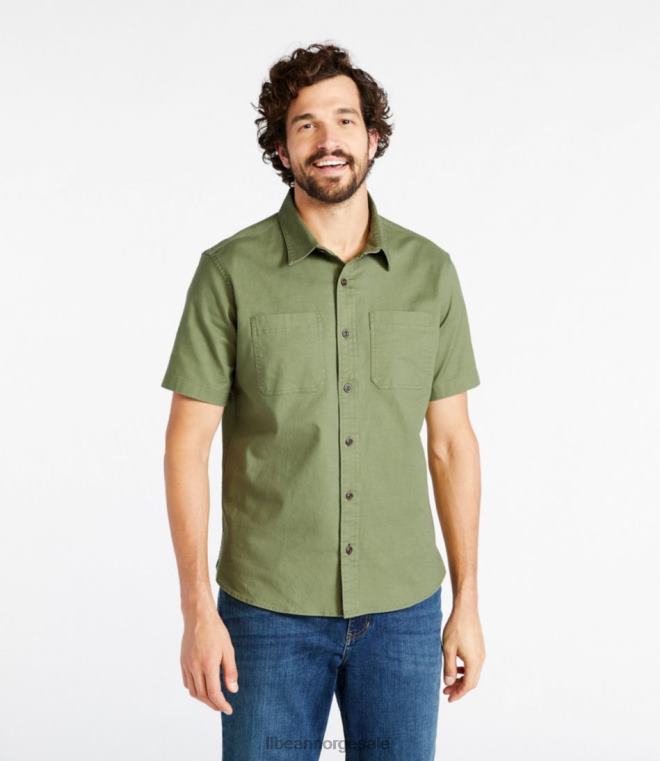 menn beanflex twill skjorte 24VDH6939 L.L.Bean klær rangeley blå