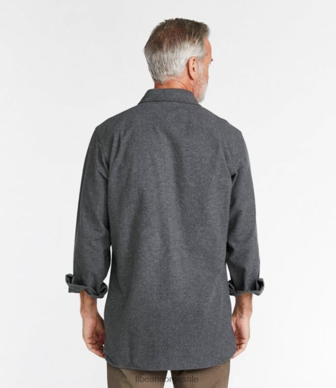 menn gemseskjorte 24VDH4667 L.L.Bean klær dyp vin