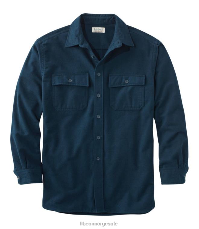 menn gemseskjorte 24VDH5729 L.L.Bean klær marinen