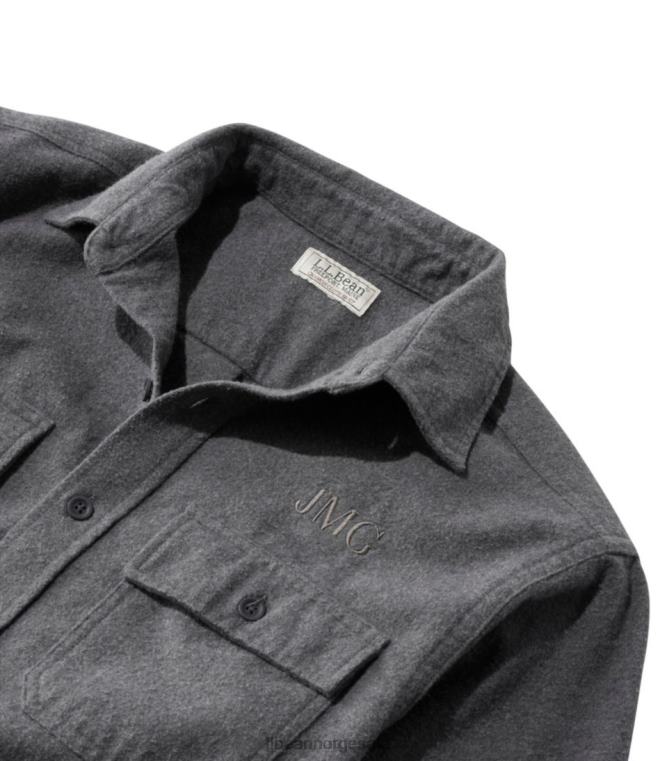 menn gemseskjorte 24VDH5870 L.L.Bean klær rik rød