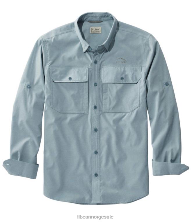 menn ingen fluesone skjorte 24VDH3202 L.L.Bean klær skifer