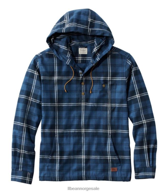 menn skotsk rutete flanellskjorte 24VDH6009 L.L.Bean klær svane tartan