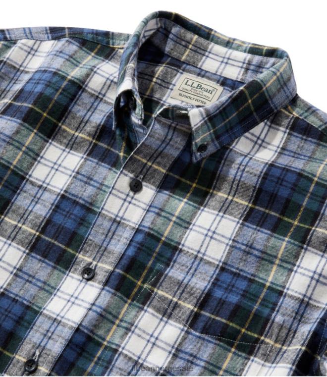 menn skotsk rutete flanellskjorte 24VDH6570 L.L.Bean klær cranston