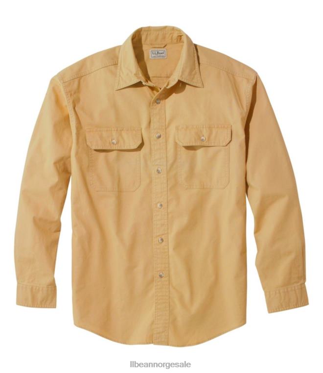 menn solvasket lerretsskjorte 24VDH6628 L.L.Bean klær gems