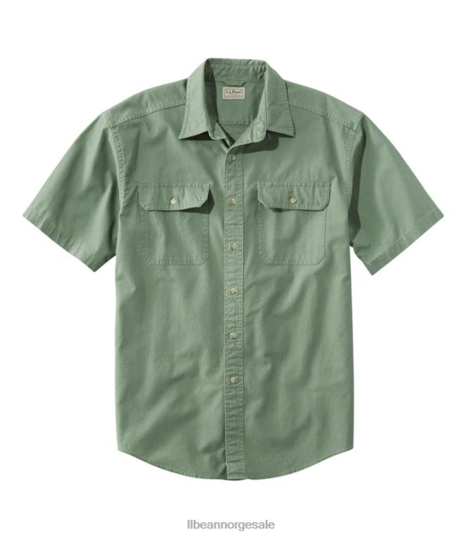 menn solvasket lerretsskjorte 24VDH6629 L.L.Bean klær laurbærblad