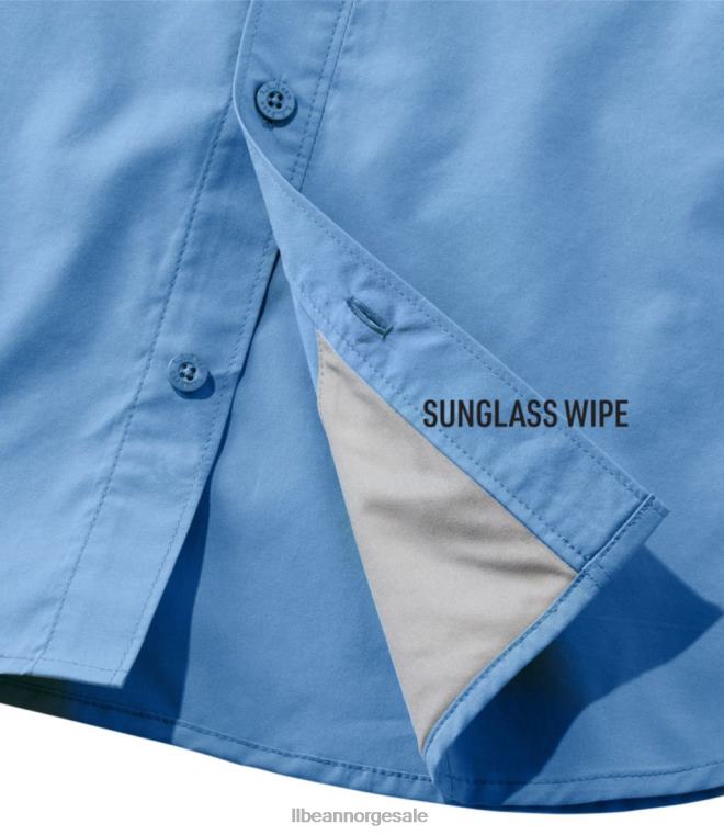 menn tropicwear pro stretch skjorte 24VDH4902 L.L.Bean klær anker grå