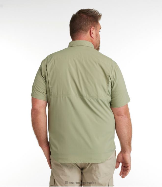 menn tropicwear skjorte 24VDH3148 L.L.Bean klær mineralblått
