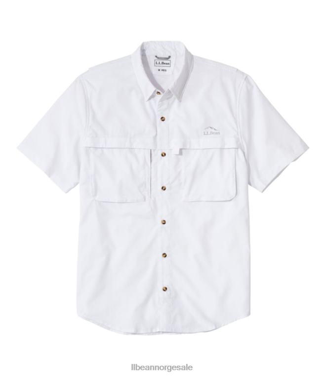 menn tropicwear skjorte 24VDH6508 L.L.Bean klær hvit