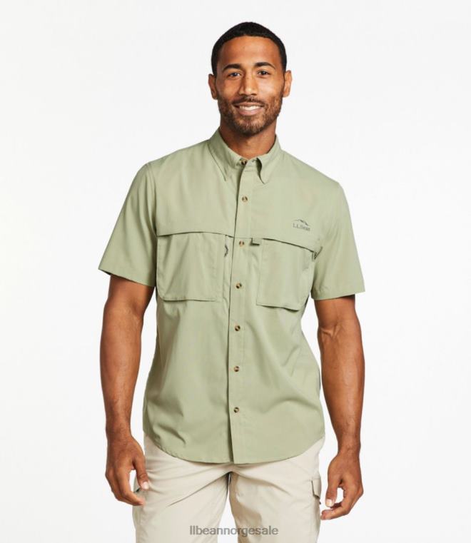 menn tropicwear skjorte 24VDH6508 L.L.Bean klær hvit