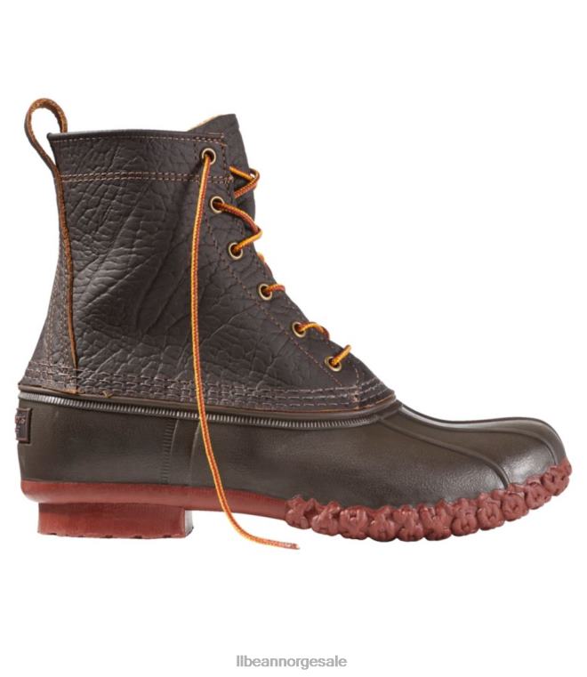 menn støvler 24VDH1048 L.L.Bean fottøy mørkebrun/mursteinsrød