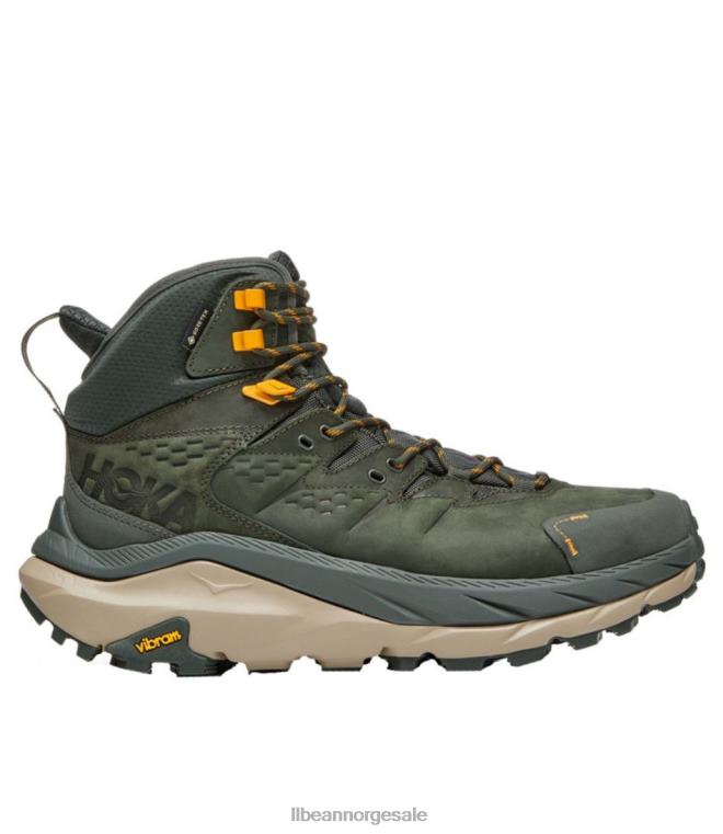 menn hoka kaha 2 gore-tex tursko 24VDH1117 L.L.Bean fottøy saccosekk/strålegul