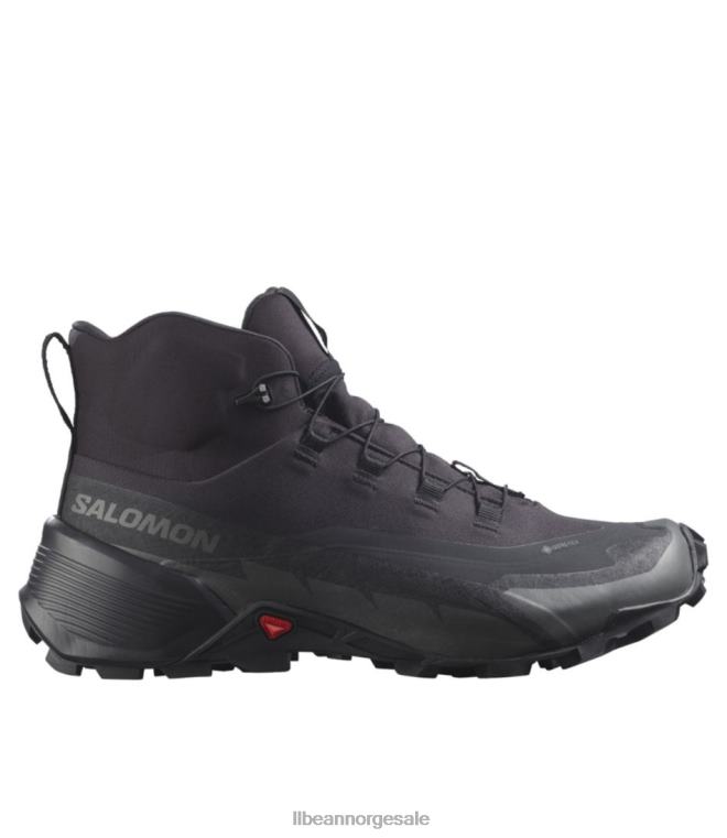 menn salomon cross hike mid 2 gore-tex tursko 24VDH1146 L.L.Bean fottøy svart/magnet