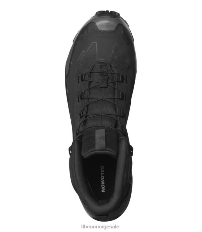 menn salomon cross hike mid 2 gore-tex tursko 24VDH1146 L.L.Bean fottøy svart/magnet