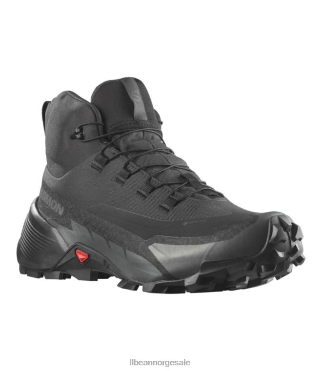 menn salomon cross hike mid 2 gore-tex tursko 24VDH1146 L.L.Bean fottøy svart/magnet