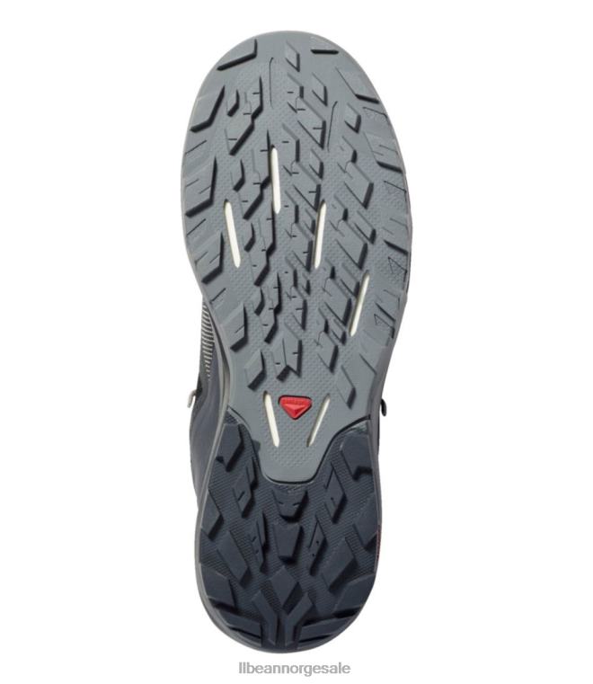 menn salomon outpulse gore-tex tursko 24VDH5214 L.L.Bean fottøy svart/ibenholt/vaniljeis
