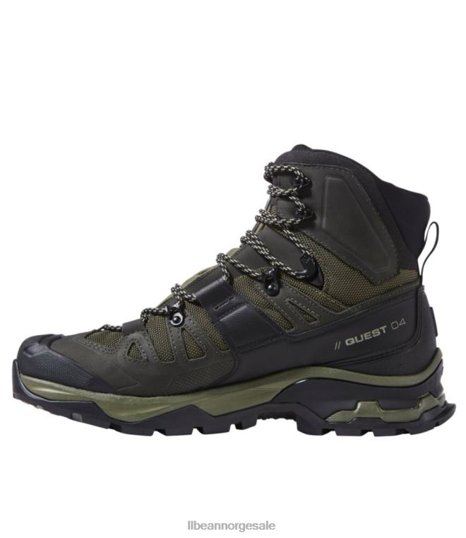 menn salomon quest 4d gore-tex tursko 24VDH1122 L.L.Bean fottøy olivennatt/torv/safari
