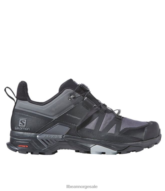 menn salomon x ultra 4 gore-tex tursko 24VDH1113 L.L.Bean fottøy magnet/svart/monument