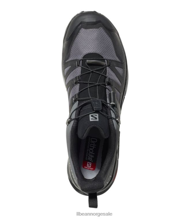 menn salomon x ultra 4 gore-tex tursko 24VDH1113 L.L.Bean fottøy magnet/svart/monument