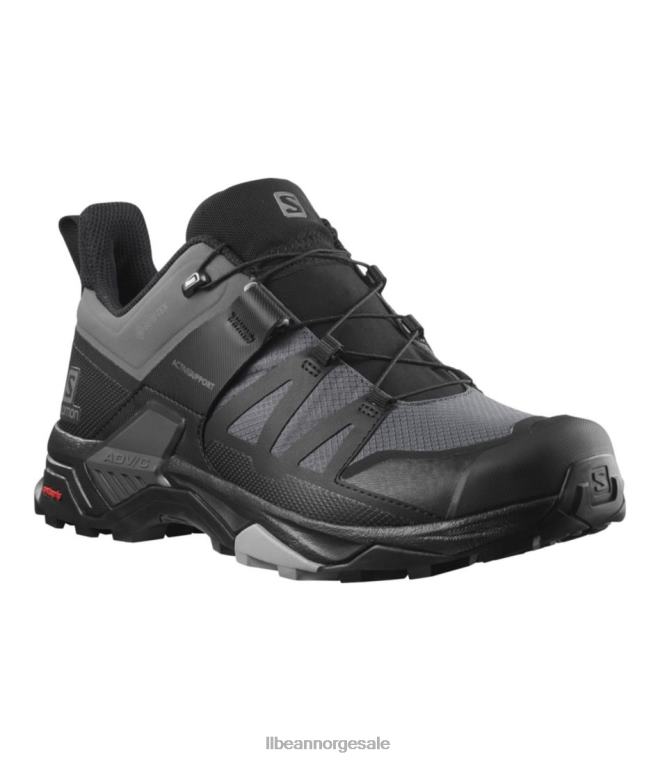 menn salomon x ultra 4 gore-tex tursko 24VDH1113 L.L.Bean fottøy magnet/svart/monument